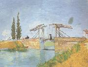 The Langlois Bridge at Arles (nn04) Vincent Van Gogh